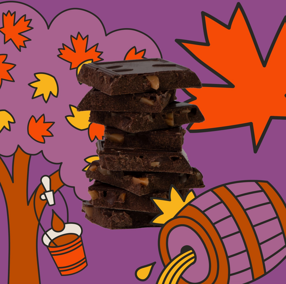 Maple Bourbon Truffle Bar