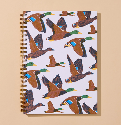 Mallard Ducks Lined Notebook