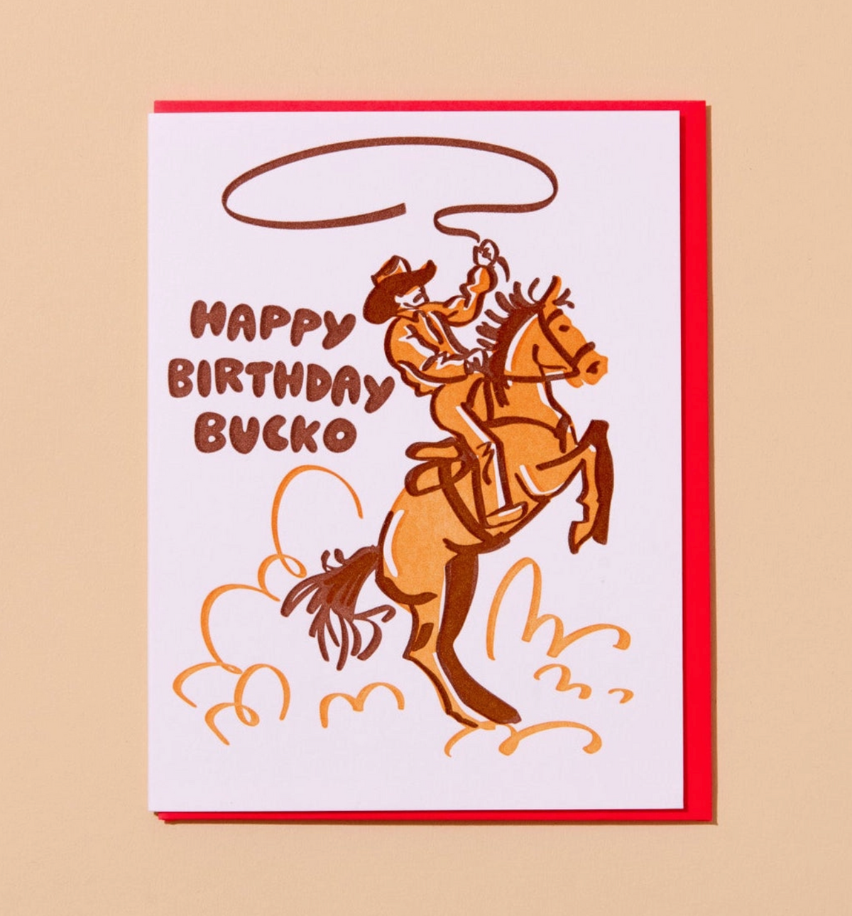 Happy Birthday, Bucko Card