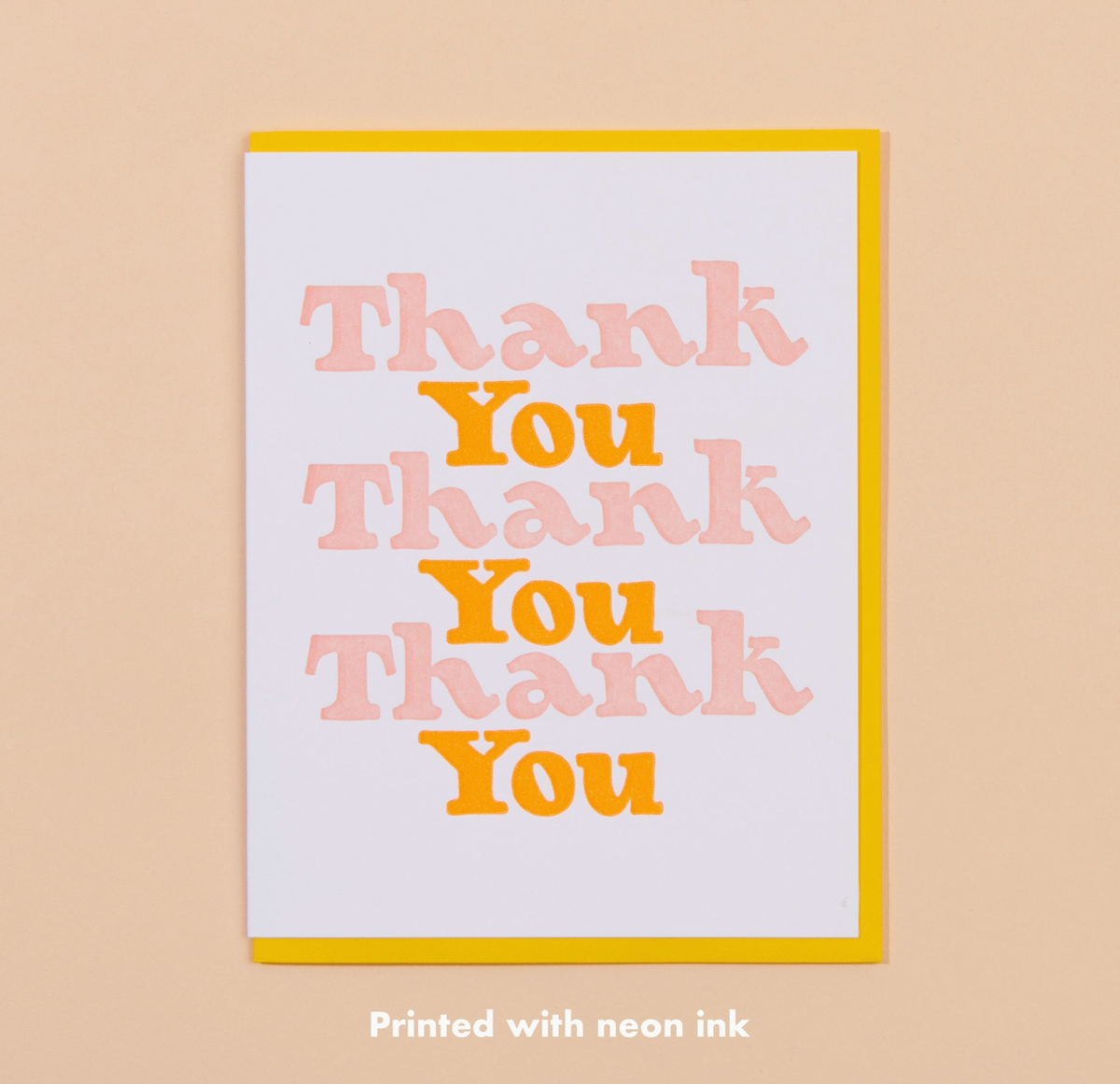 Thank You Thank You Card