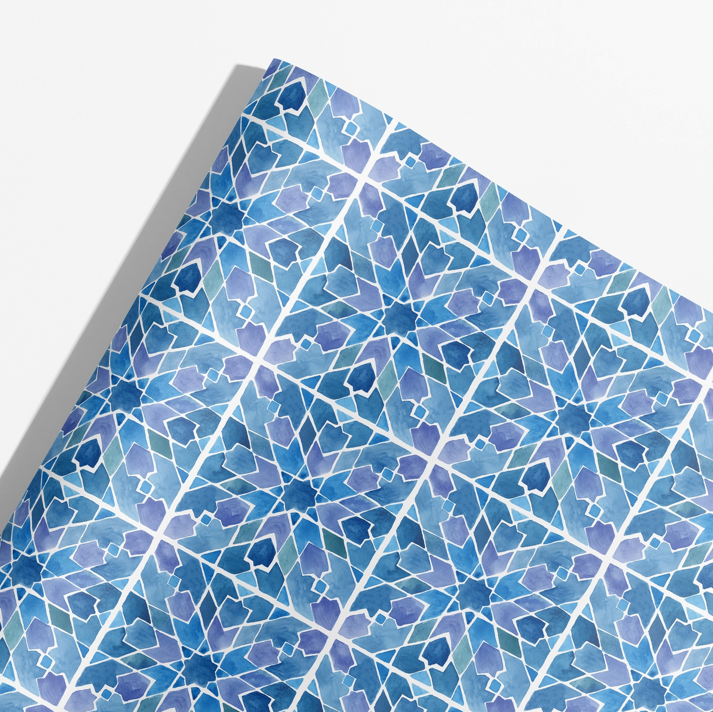 Moroccan Tile Wrapping Paper (3 Sheets/Roll)