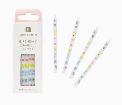 Pastel Birthday Candles