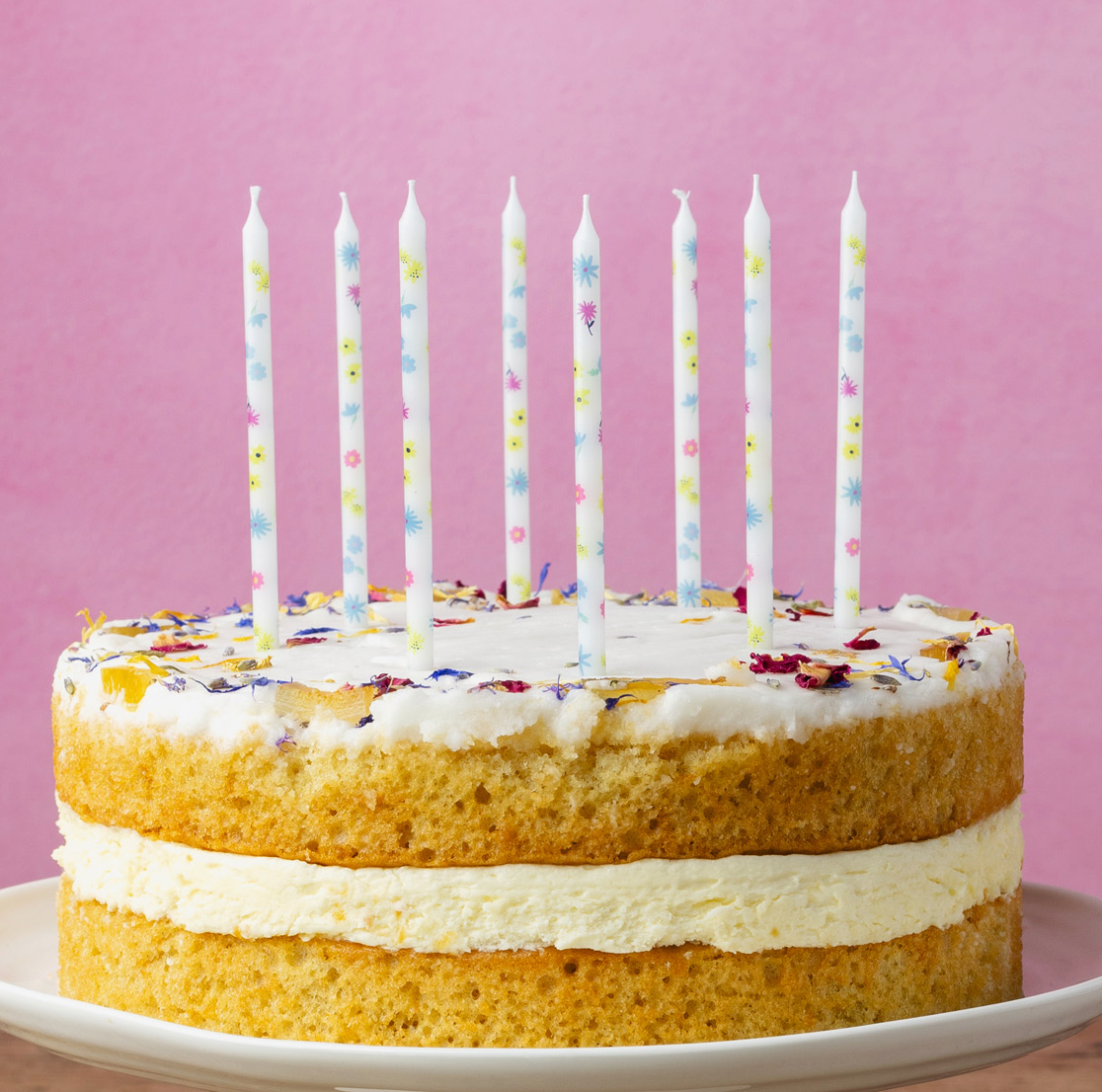 Pastel Birthday Candles