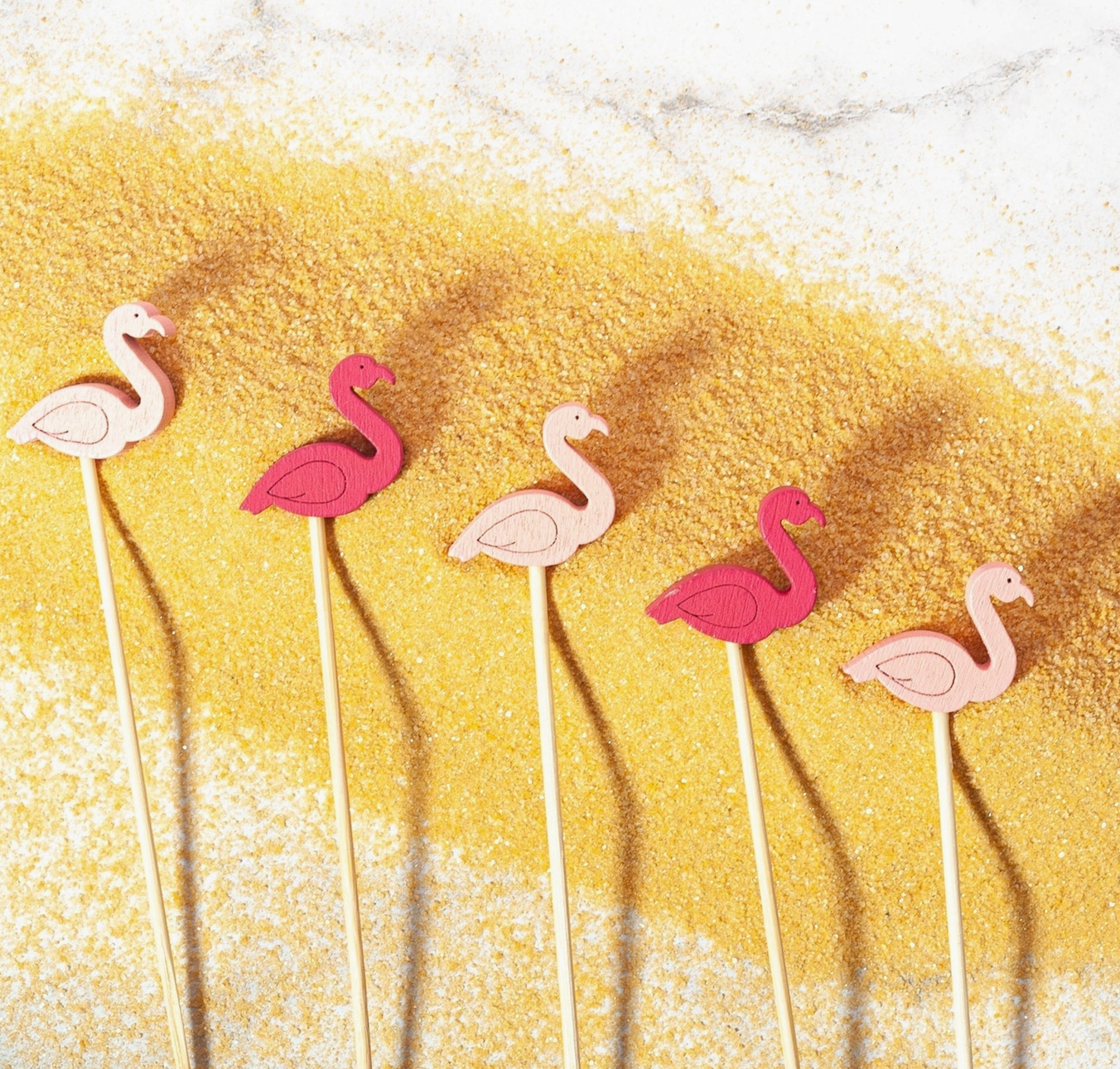 Flamingo Cocktail Picks (Set of 50)