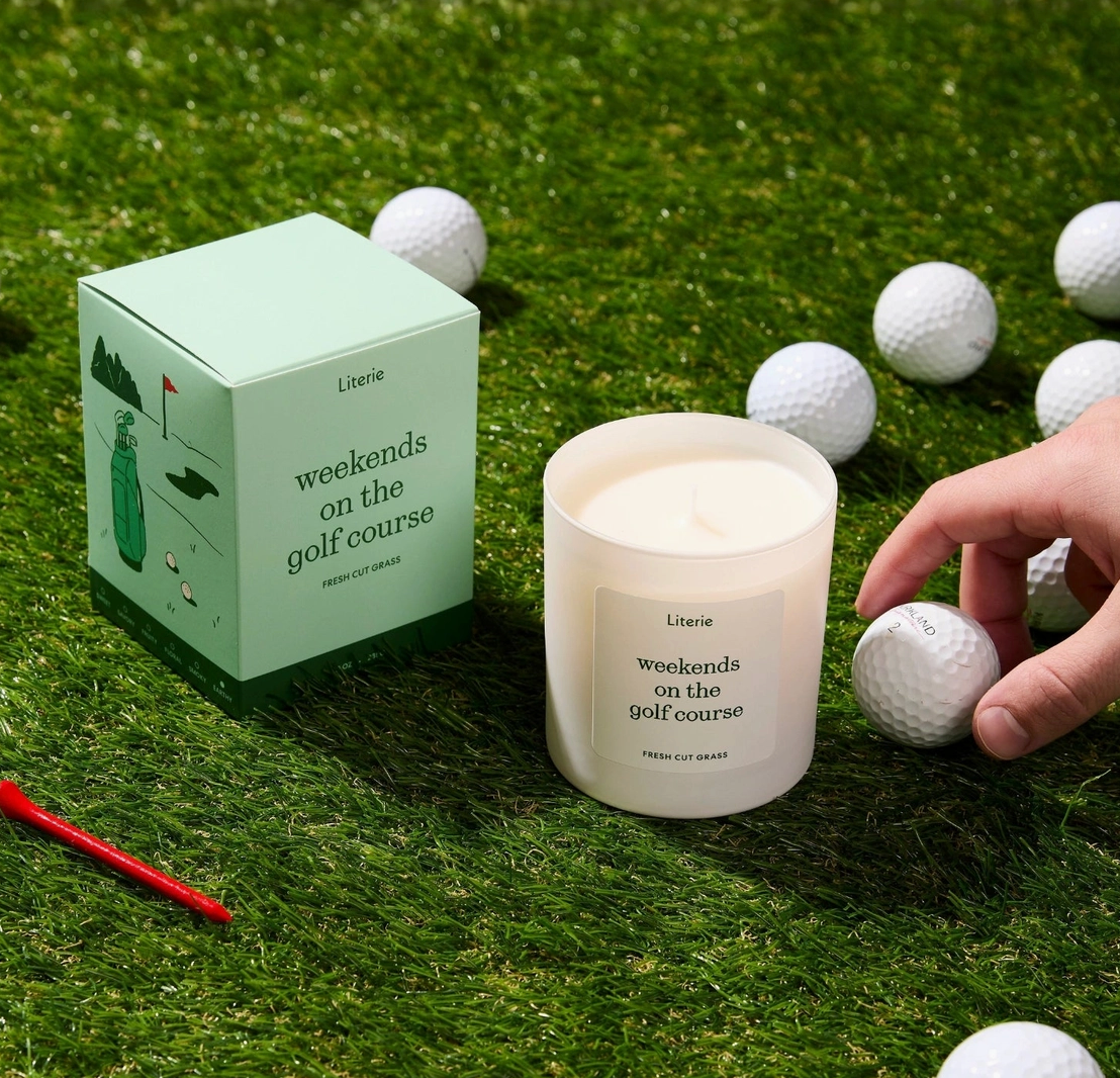"Weekends on the Golf Course" Candle