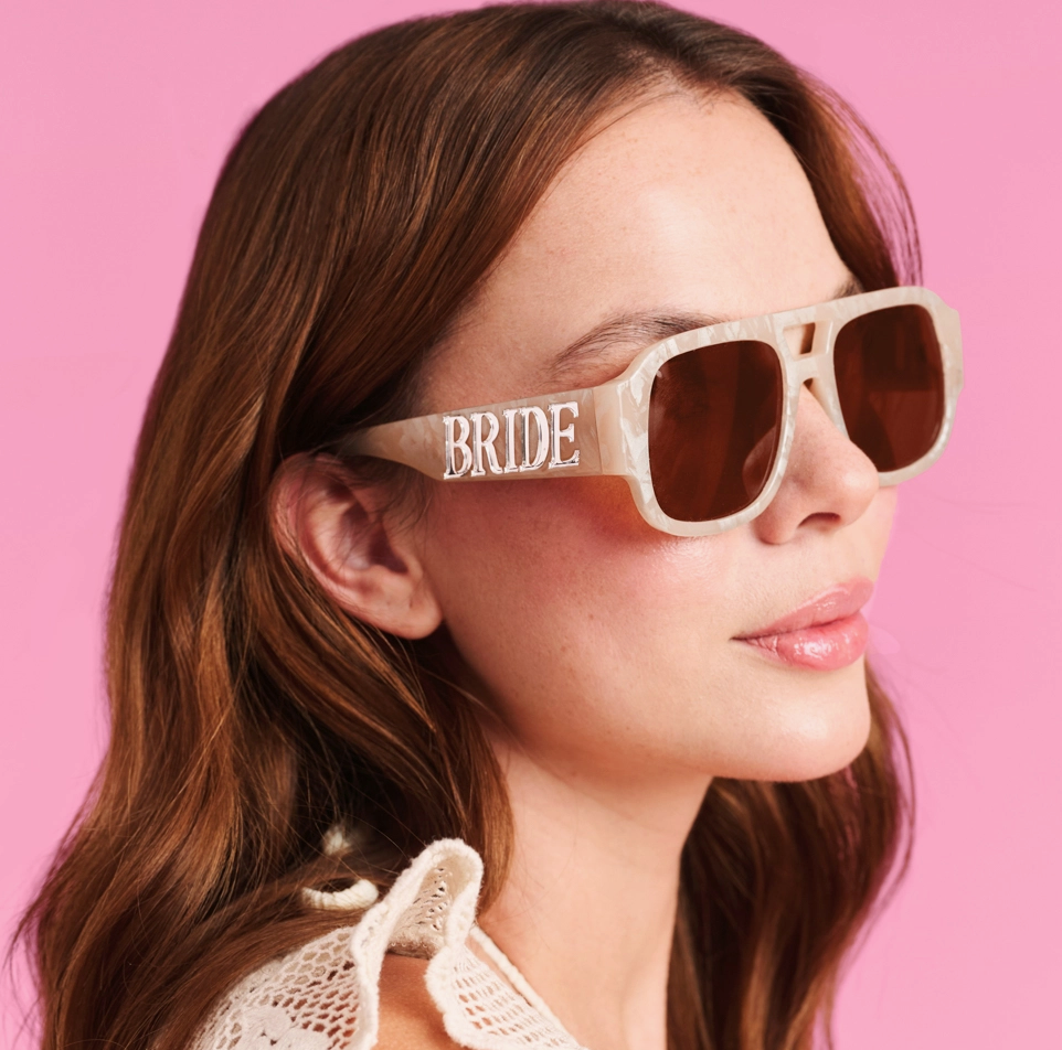 Pearlized Bride Sunglasses