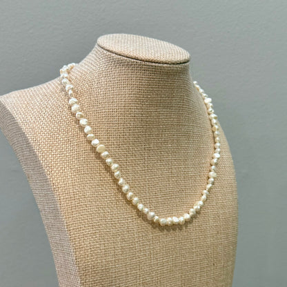 The Golden Hour Pearl Necklace