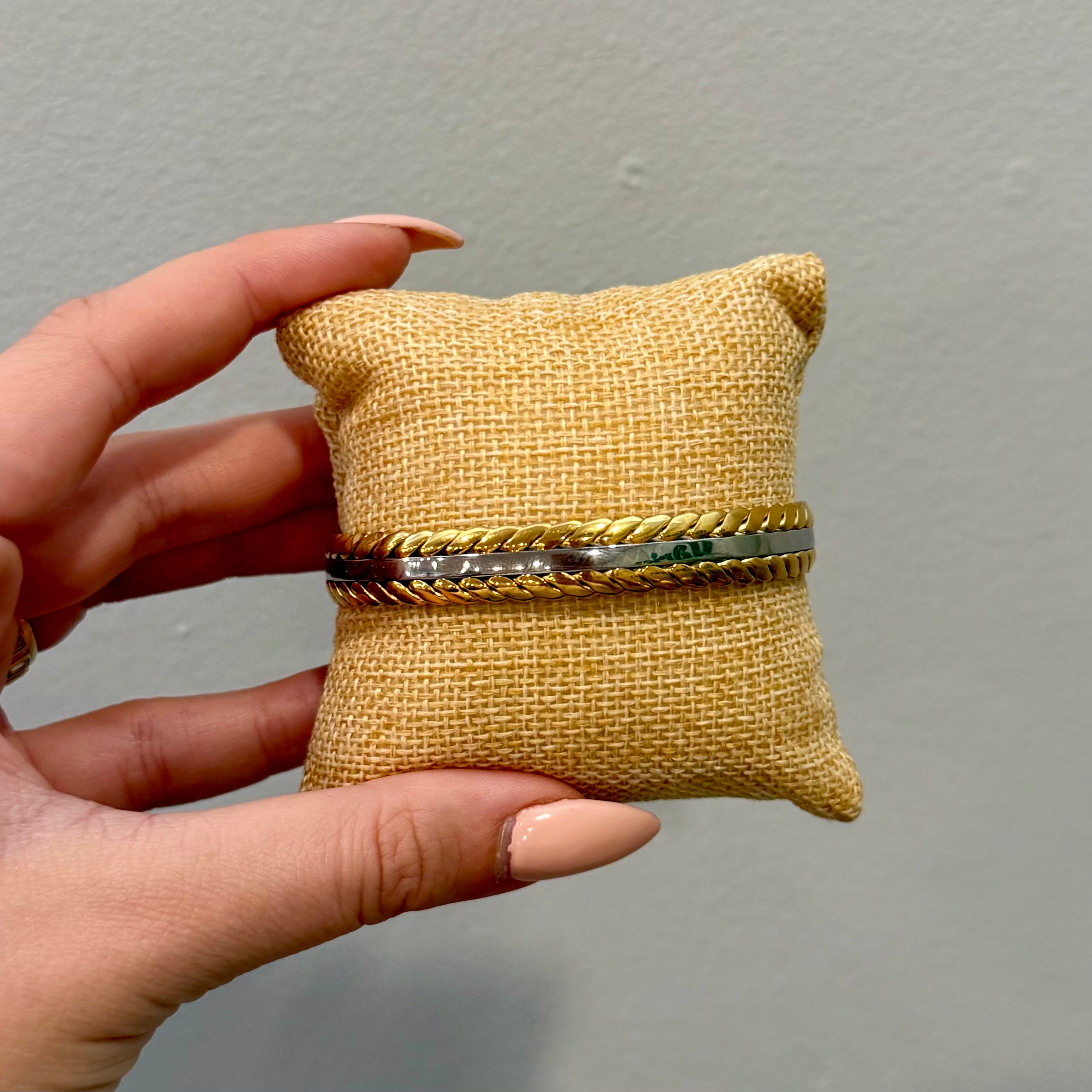 The Twisted Two-Toned Cuff