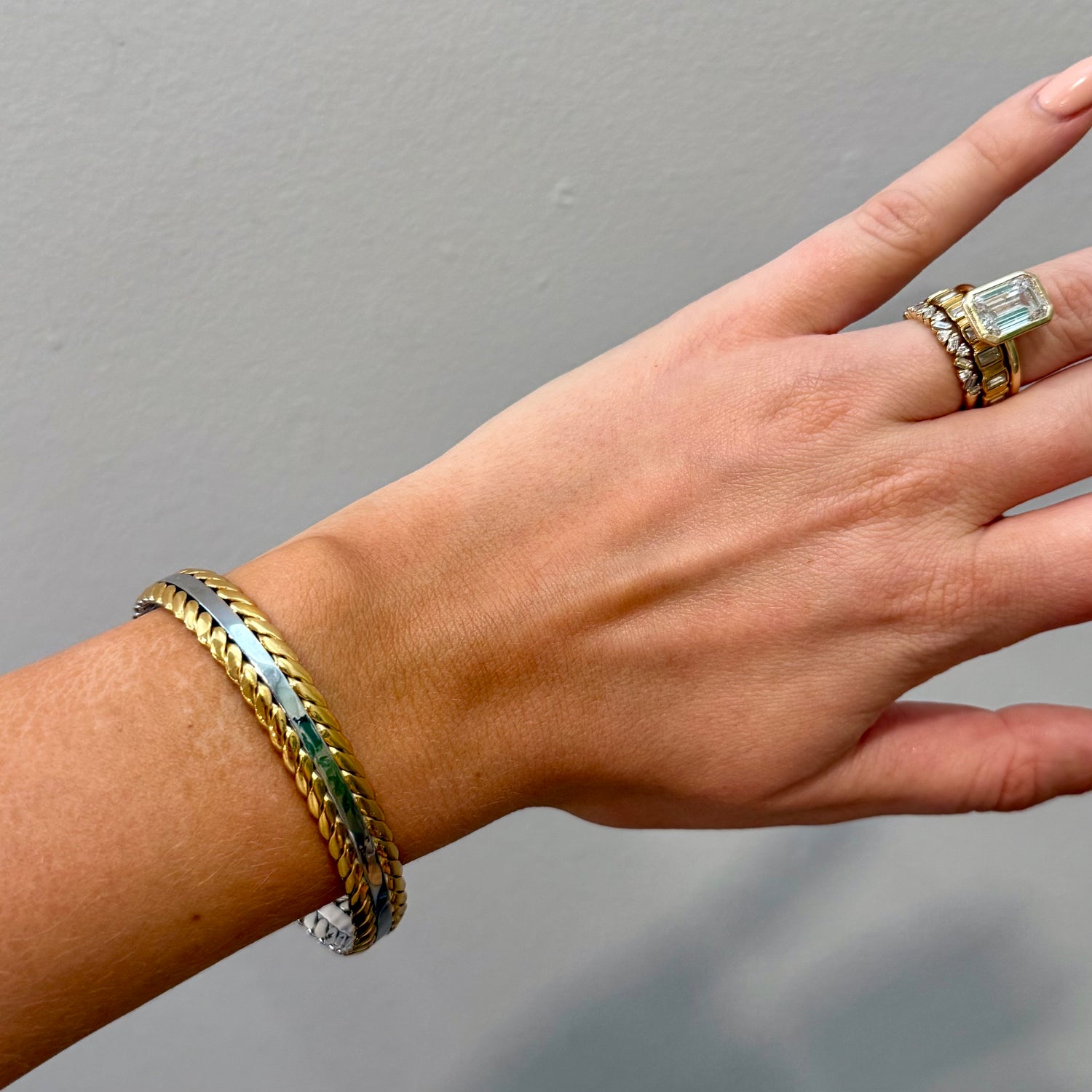 The Twisted Two-Toned Cuff